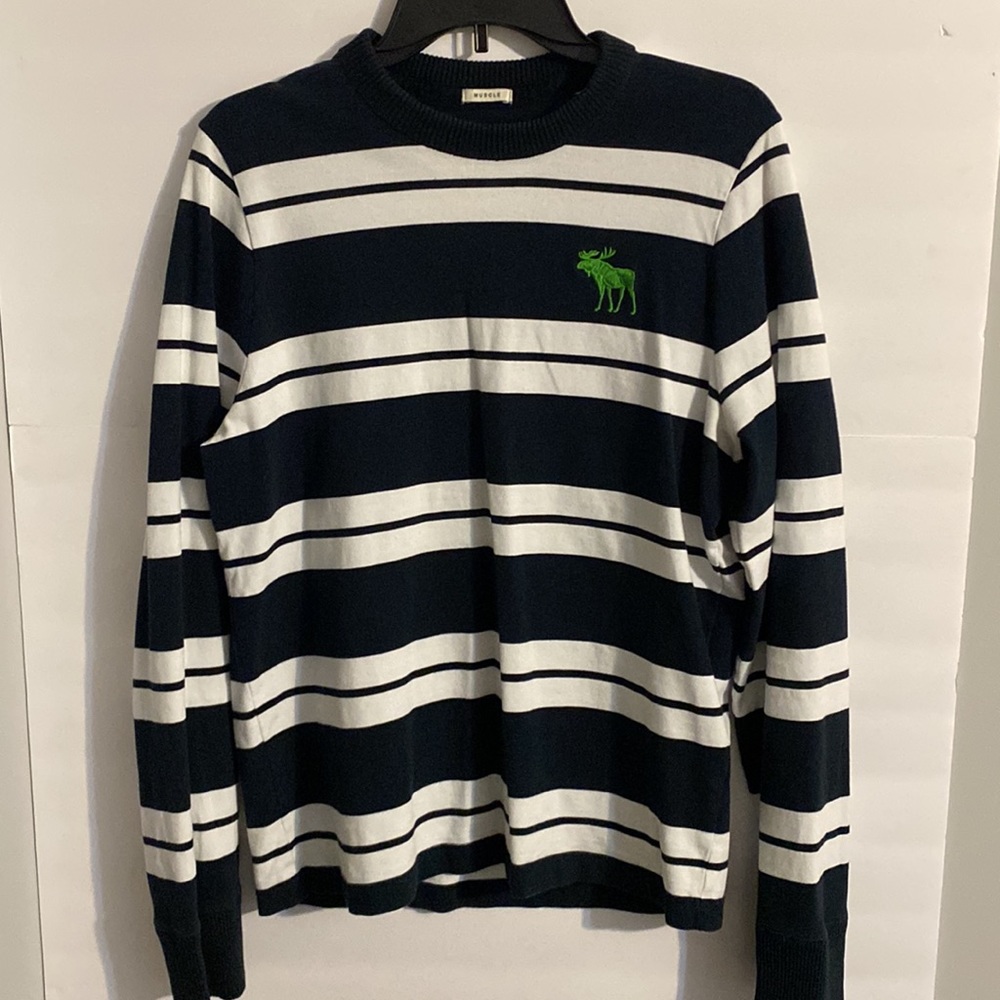 Abercrombie and Fitch Mens Long Sleeve Crewneck